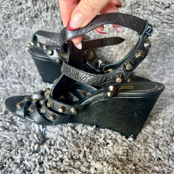 Balenciaga Cagole Wedge sandal heels - Picture 5 of 7